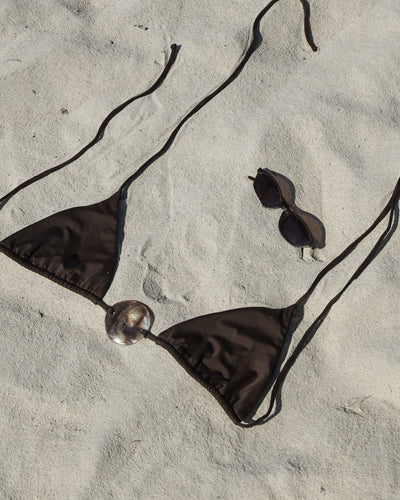 MOON SHELL TRIANGLE TOP — COCOA L