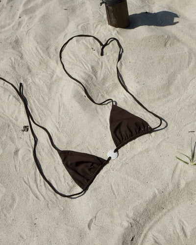 SPIRAL SHELL TRIANGLE TOP — COCOA S