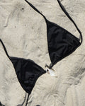 WHITE CONCH TRIANGLE TOP — BLACK M