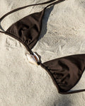 STROMBUS SHELL TRIANGLE TOP — COCOA S