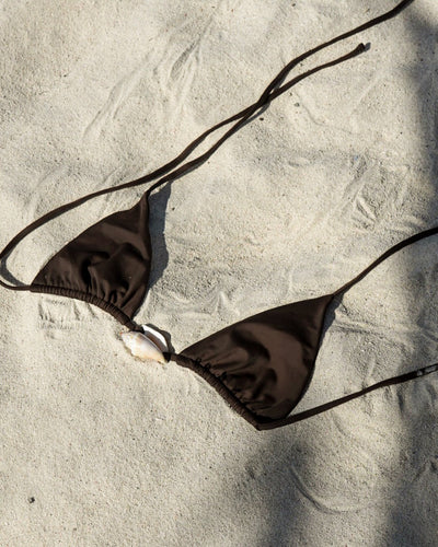 STROMBUS SHELL TRIANGLE TOP — COCOA S