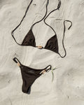 COWRIE SHELL TRIANGLE TOP — COCOA S