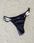 LARGE COWRIE BOTTOM — BLACK L