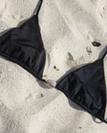 LARGE PINK CONE TRIANGLE TOP — BLACK L
