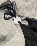 SPIRAL SHELL BOTTOM — BLACK S