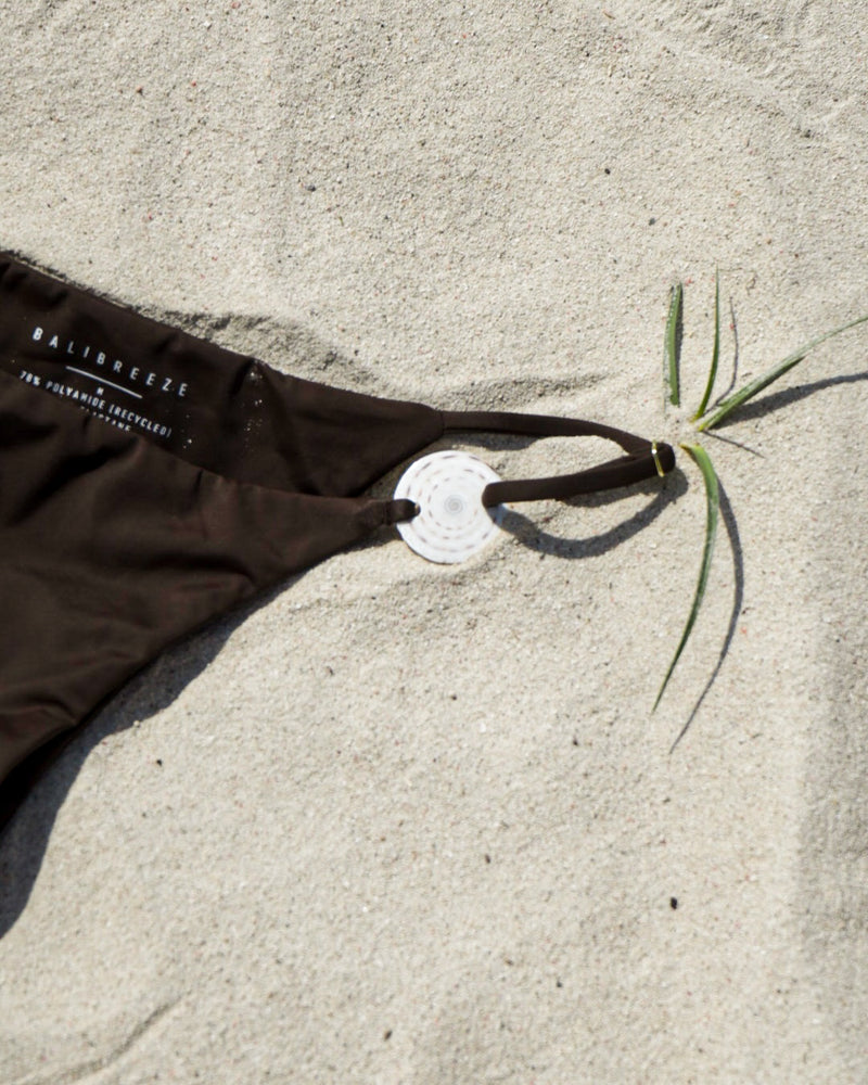 SPIRAL SHELL BIKINI BOTTOM — COCOA M