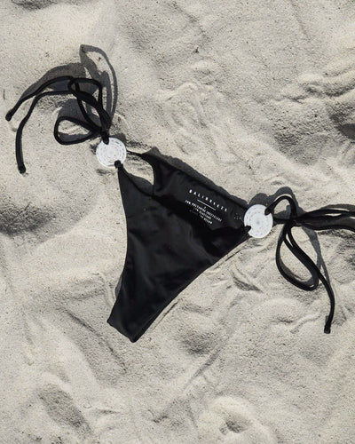 SPIRAL SHELL BOTTOM — BLACK S