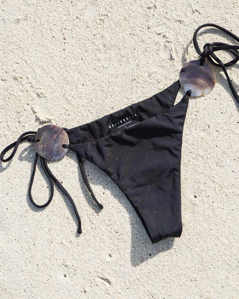 MOON SHELL BOTTOM — BLACK L