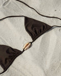 COWRIE SHELL TRIANGLE TOP — COCOA S