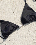 SPOTTED CONE TRIANGLE TOP BLACK M