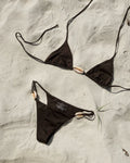 COWRIE SHELL TRIANGLE TOP — COCOA M