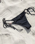 LARGE PINK CONE SHELL BOTTOM — BLACK L