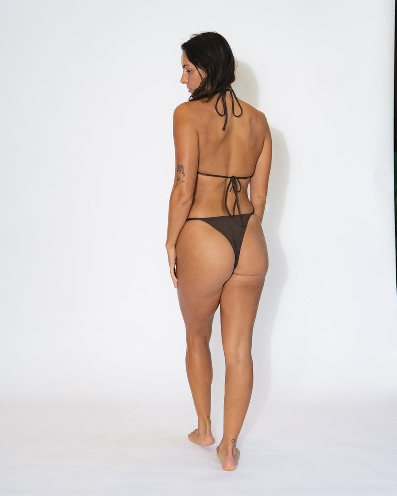 COWRIE SHELL TRIANGLE TOP — COCOA S