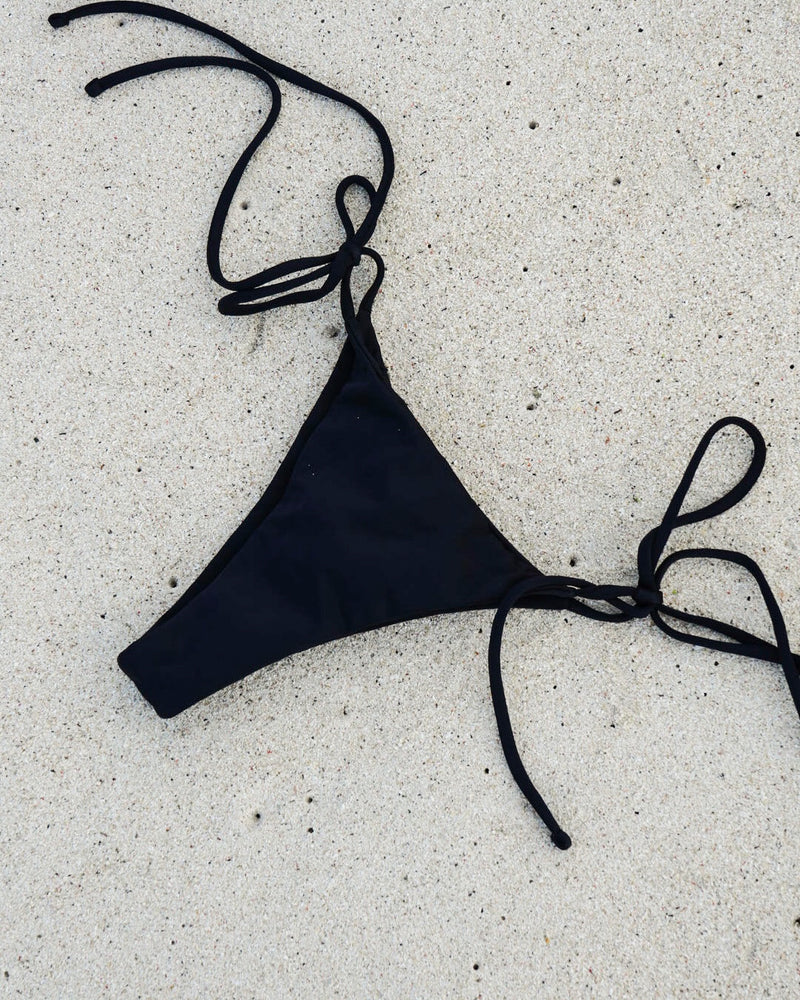 CLASSIC TIE BOTTOM — BLACK S