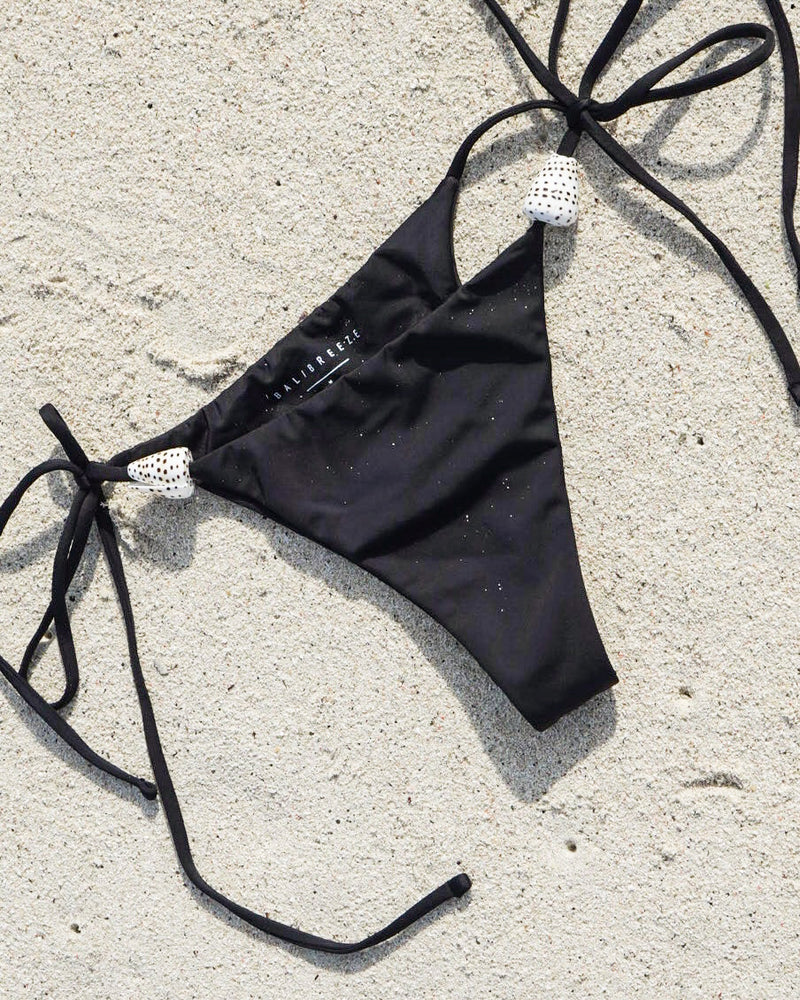 SPOTTED CONE BOTTOM — BLACK M