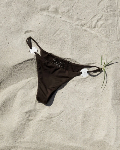 SPIRAL SHELL BIKINI BOTTOM — COCOA M