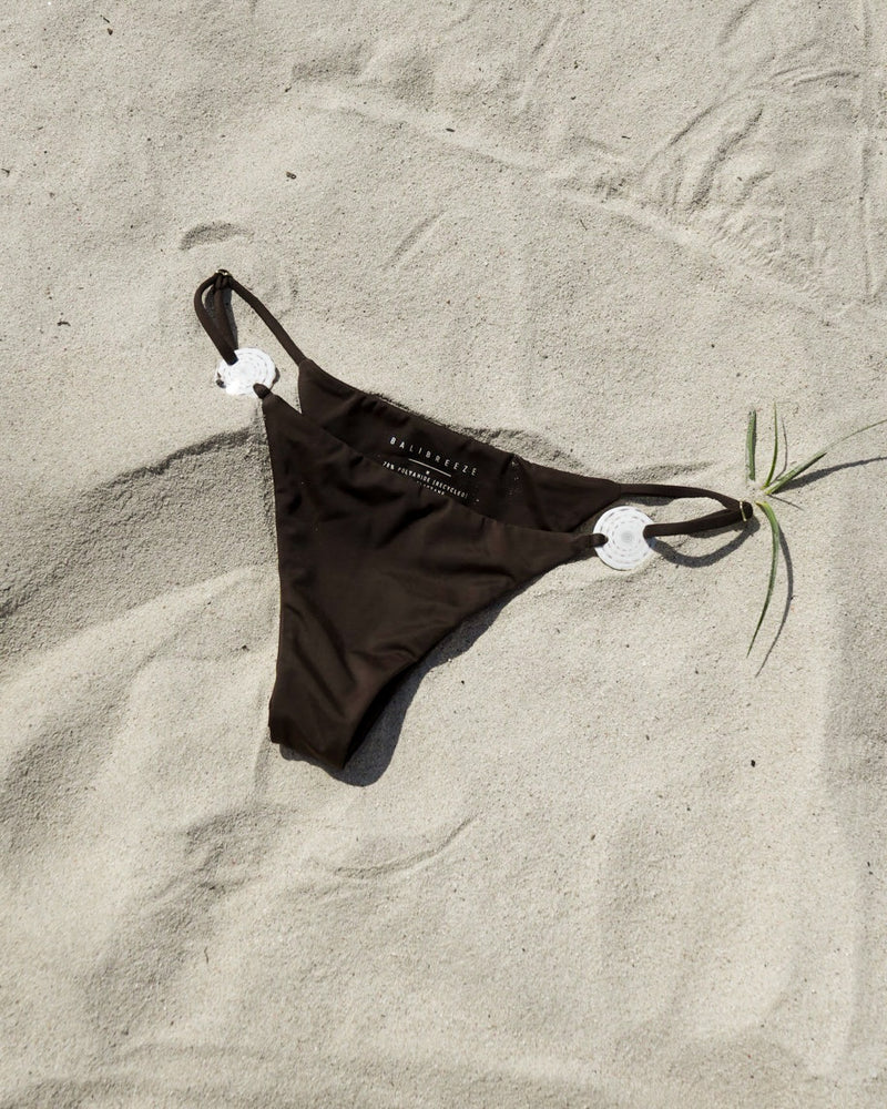 SPIRAL SHELL BIKINI BOTTOM — COCOA M