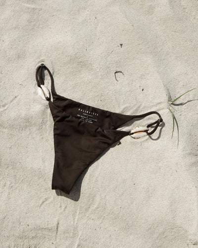 COWRIE SHELL BIKINI BOTTOM — COCOA L