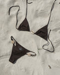 COWRIE SHELL TRIANGLE TOP — COCOA M