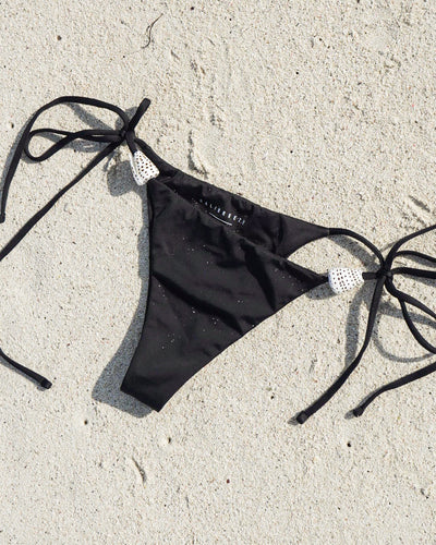SPOTTED CONE BOTTOM — BLACK S